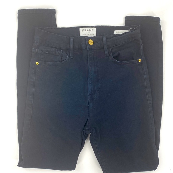 FRAME Ali High-Rise Skinny Cigarette Jeans - Picture 4 of 8